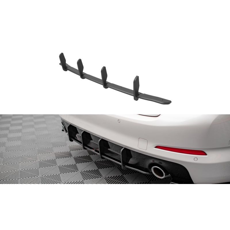 Maxton Street Pro Rear Diffuser BMW 5 G30 Black-Red, Nouveaux produits maxton-design