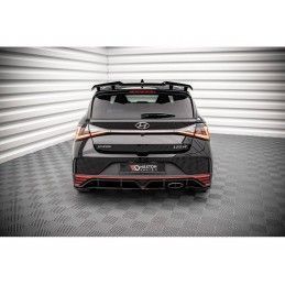 Maxton Central Rear Splitter (with vertical bars) Hyundai I20 N Mk3 Gloss Black, Nouveaux produits maxton-design