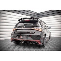 Maxton Central Rear Splitter (with vertical bars) Hyundai I20 N Mk3 Gloss Black, Nouveaux produits maxton-design