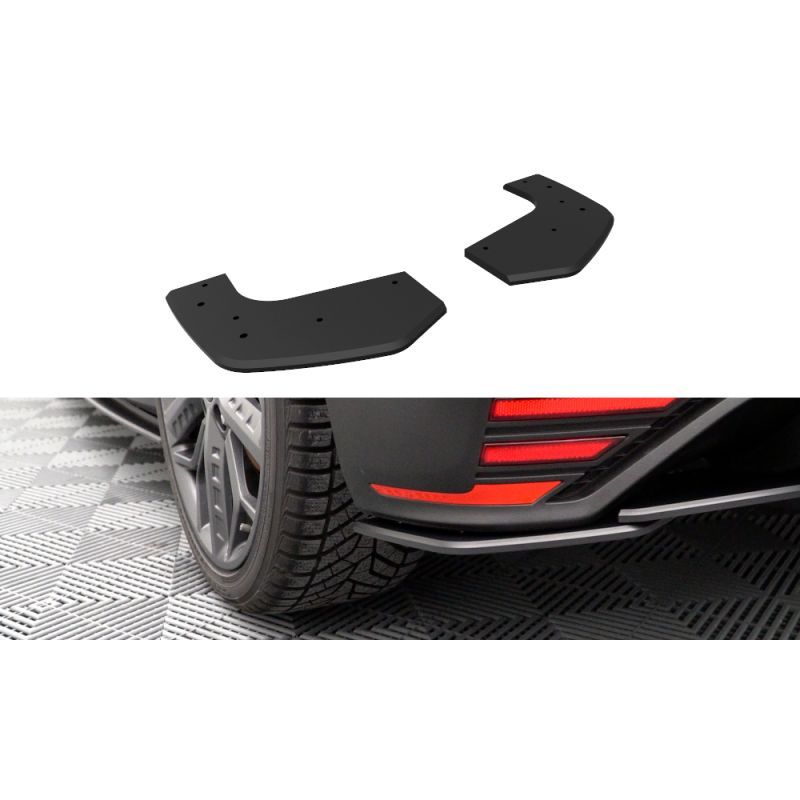 Maxton Street Pro Rear Side Splitters Hyundai I20 N Mk3 Black-Red, Nouveaux produits maxton-design