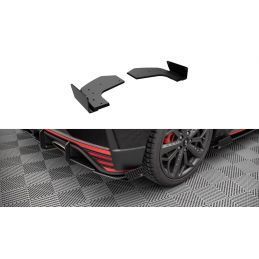 Maxton Street Pro Rear Side Splitters + Flaps Hyundai I20 N Mk3 Black + Gloss Flaps, Nouveaux produits maxton-design