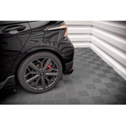 Maxton Street Pro Rear Side Splitters + Flaps Hyundai I20 N Mk3 Black + Gloss Flaps, Nouveaux produits maxton-design
