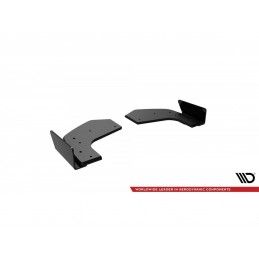 Maxton Street Pro Rear Side Splitters + Flaps Hyundai I20 N Mk3 Black + Gloss Flaps, Nouveaux produits maxton-design