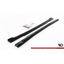 Maxton Side Skirts Diffusers Ford Escape ST-Line Mk3 Gloss Black, Nouveaux produits maxton-design