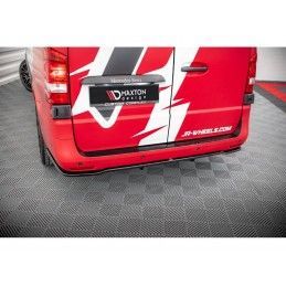 Maxton Central Rear Splitter (with vertical bars) Mercedes-Benz Vito W447 Facelift Gloss Black, Nouveaux produits maxton-design