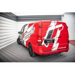 Maxton Central Rear Splitter (with vertical bars) Mercedes-Benz Vito W447 Facelift Gloss Black, Nouveaux produits maxton-design