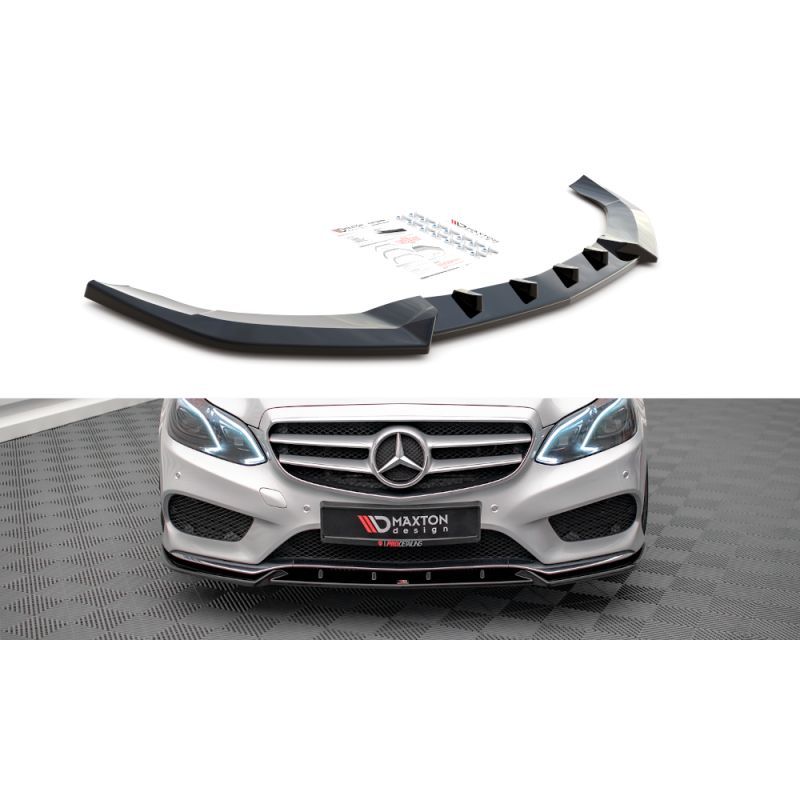 Maxton Front Splitter V.2 Mercedes-Benz E AMG-Line Sedan W212 Facelift Gloss Black, Nouveaux produits maxton-design