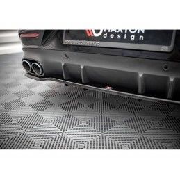 Maxton Central Rear Splitter (with vertical bars) Mercedes-AMG CLS 53 C257 Gloss Black, Nouveaux produits maxton-design