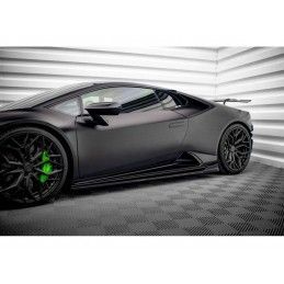 Maxton Side Skirts Diffusers Lamborghini Huracan EVO Gloss Black, Nouveaux produits maxton-design