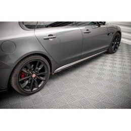 Maxton Side Skirts Diffusers Jaguar XF R-Sport Mk2 Gloss Black, Nouveaux produits maxton-design