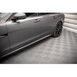 Maxton Side Skirts Diffusers Jaguar XF R-Sport Mk2 Gloss Black, Nouveaux produits maxton-design