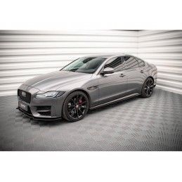 Maxton Side Skirts Diffusers Jaguar XF R-Sport Mk2 Gloss Black, Nouveaux produits maxton-design