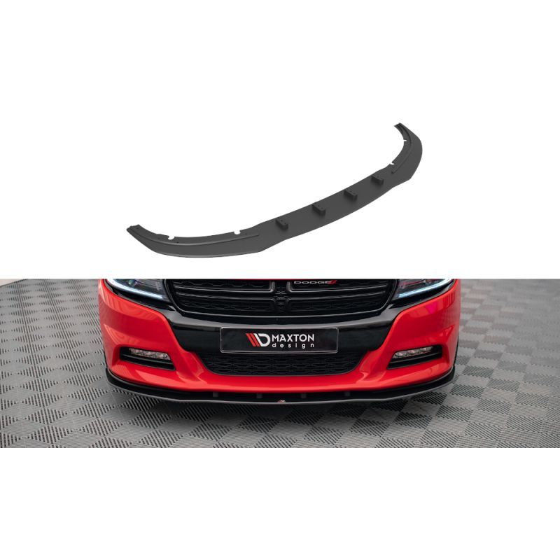 Maxton Street Pro Front Splitter Dodge Charger RT Mk7 Facelift Black-Red, Nouveaux produits maxton-design