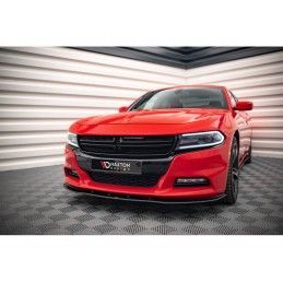 Maxton Street Pro Front Splitter Dodge Charger RT Mk7 Facelift Black-Red, Nouveaux produits maxton-design