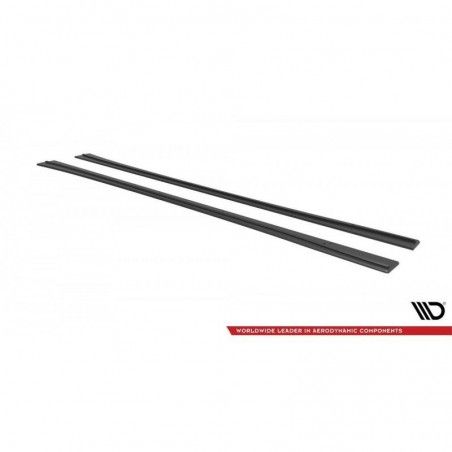 Maxton Street Pro Side Skirts Diffusers Dodge Charger RT Mk7 Facelift Black-Red, Nouveaux produits maxton-design