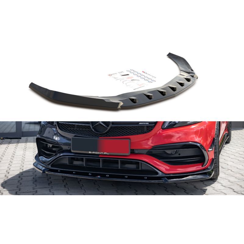 Maxton Front Splitter V.1 Mercedes-Benz A45 Aero W176 Facelift Gloss Black, Nouveaux produits maxton-design