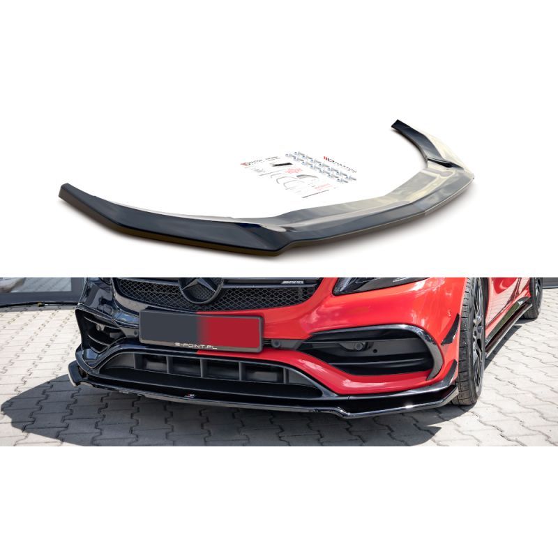 Maxton Front Splitter V.2 Mercedes-Benz A45 Aero W176 Facelift Gloss Black, Nouveaux produits maxton-design