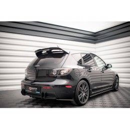 Maxton Street Pro Rear Side Splitters Mazda 3 MPS Mk1 Black, Nouveaux produits maxton-design