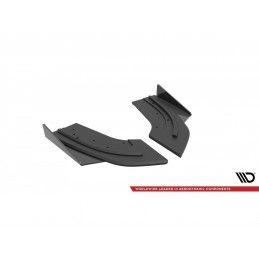 Maxton Street Pro Rear Side Splitters + Flaps Mazda 3 MPS Mk1 Black + Gloss Flaps, Nouveaux produits maxton-design