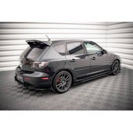 Maxton Street Pro Side Skirts Diffusers + Flaps Mazda 3 MPS Mk1 Black + Gloss Flaps, Nouveaux produits maxton-design