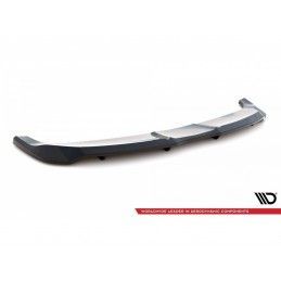 Maxton Central Rear Splitter (with vertical bars) Ford Mustang Mach-E Mk1 Gloss Black, Nouveaux produits maxton-design