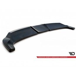 Maxton Central Rear Splitter (with vertical bars) Ford Mustang Mach-E Mk1 Gloss Black, Nouveaux produits maxton-design