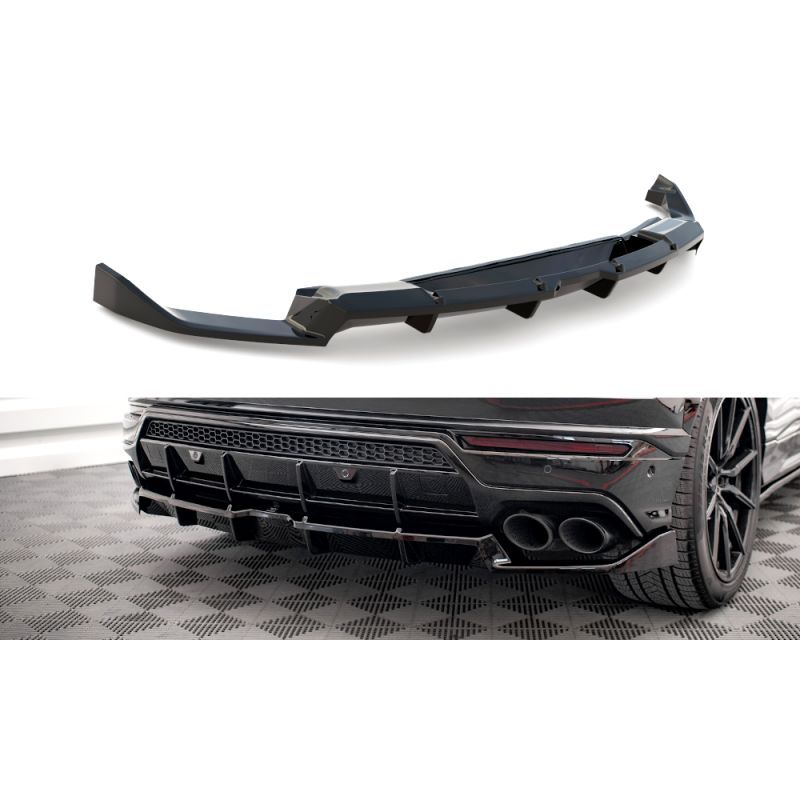 Maxton Central Rear Splitter (with vertical bars) Lamborghini Urus Mk1, Nouveaux produits maxton-design