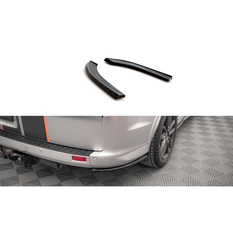 Maxton Rear Side Splitters Ford Transit Custom ST-Line Mk1 Facelift Gloss Black, Nouveaux produits maxton-design