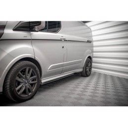 Maxton Side Skirts Diffusers Ford Transit Custom ST-Line Mk1 Facelift Gloss Black, Nouveaux produits maxton-design