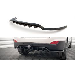 Maxton Central Rear Splitter (with vertical bars) Hyundai ix35 Mk1 Gloss Black, Nouveaux produits maxton-design