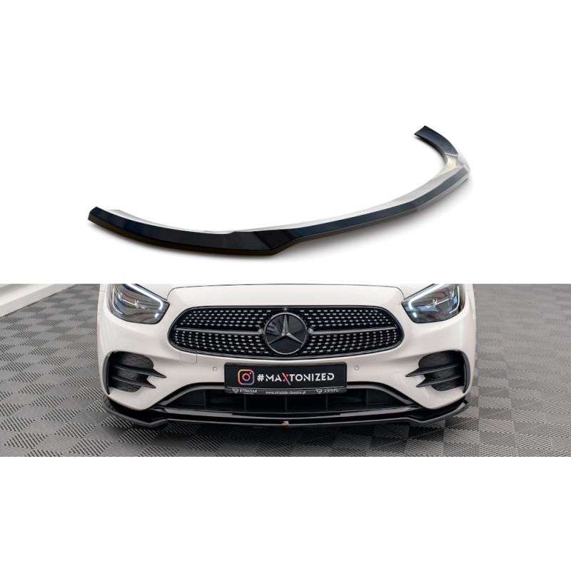 Maxton Front Splitter V.1 Mercedes-Benz E AMG-Line W213 Facelift Gloss Black, Nouveaux produits maxton-design