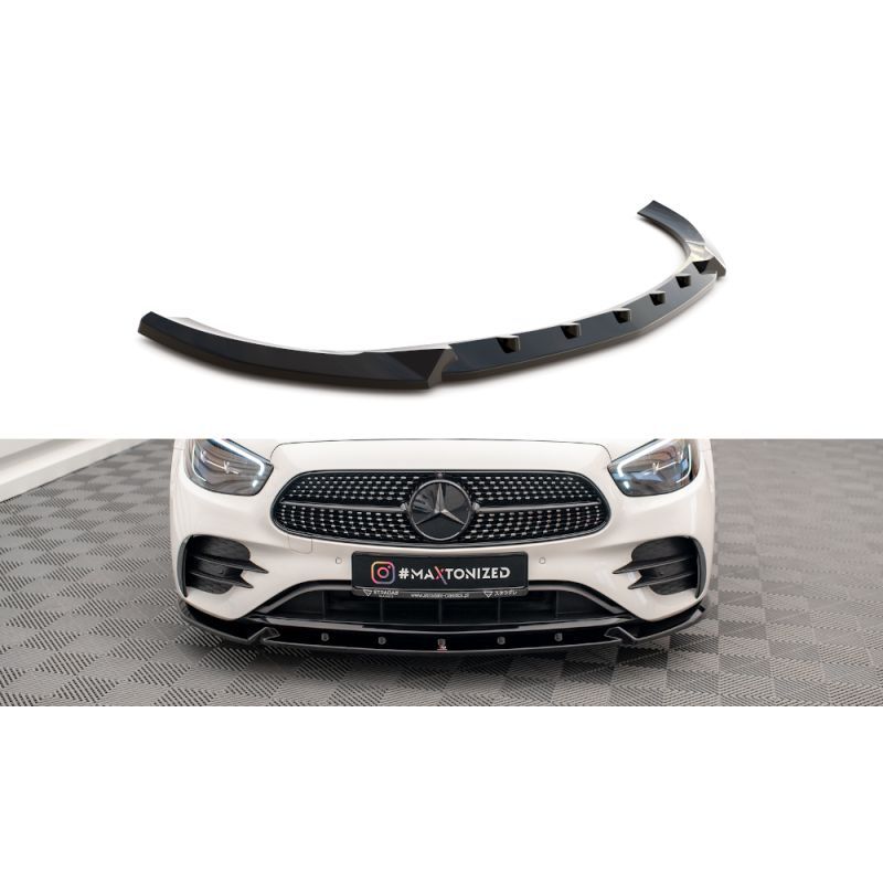 Maxton Front Splitter V.2 Mercedes-Benz E AMG-Line W213 Facelift Gloss Black, Nouveaux produits maxton-design