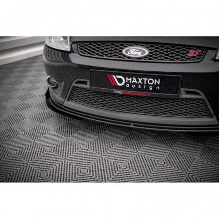 Maxton Street Pro Front Splitter V.1 + Flaps Ford Fiesta ST Mk6 Black + Gloss Flaps, Nouveaux produits maxton-design