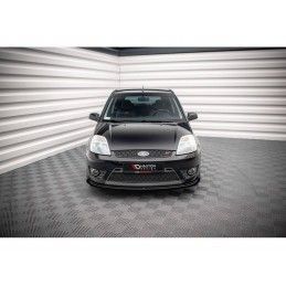 Maxton Street Pro Front Splitter V.1 + Flaps Ford Fiesta ST Mk6 Black-Red + Gloss Flaps, Nouveaux produits maxton-design