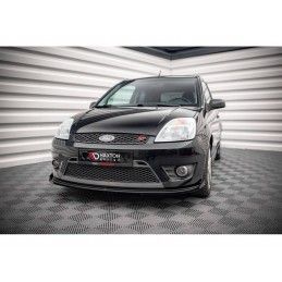 Maxton Street Pro Front Splitter V.1 + Flaps Ford Fiesta ST Mk6 Black-Red + Gloss Flaps, Nouveaux produits maxton-design