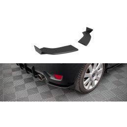 Maxton Street Pro Rear Side Splitters + Flaps Ford Fiesta ST Mk6 Black-Red + Gloss Flaps, Nouveaux produits maxton-design