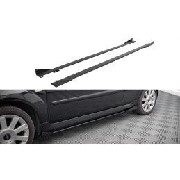 Maxton Street Pro Side Skirts Diffusers + Flaps Ford Fiesta ST Mk6 Black + Gloss Flaps, Nouveaux produits maxton-design