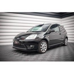 Maxton Street Pro Side Skirts Diffusers + Flaps Ford Fiesta ST Mk6 Black + Gloss Flaps, Nouveaux produits maxton-design