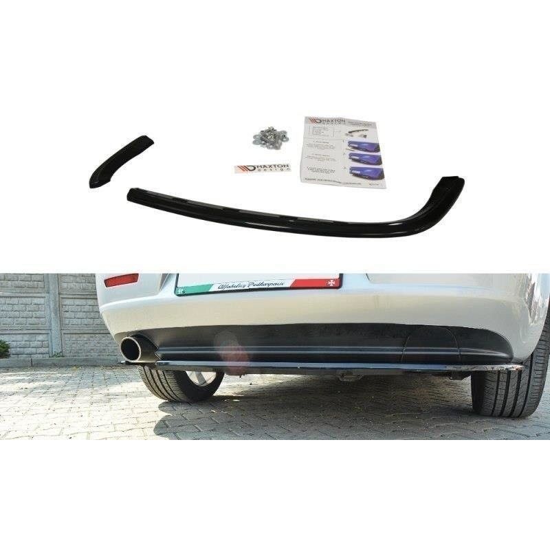 Maxton CENTRAL REAR SPLITTER ALFA ROMEO 159 (without vertical bars) Gloss Black, Nouveaux produits maxton-design