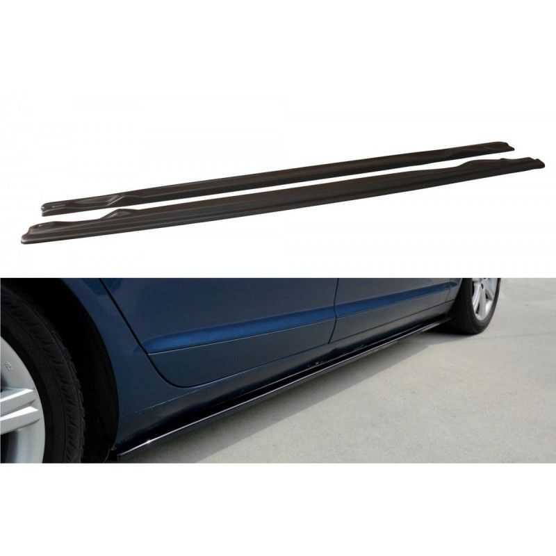 Maxton SIDE SKIRTS DIFFUSERS AUDI A6 C6 S-LINE (PREFACE/FACELIFT) Gloss Black, Nouveaux produits maxton-design