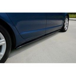 Maxton SIDE SKIRTS DIFFUSERS AUDI A6 C6 S-LINE (PREFACE/FACELIFT) Gloss Black, Nouveaux produits maxton-design