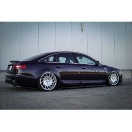 Maxton SIDE SKIRTS DIFFUSERS AUDI A6 C6 S-LINE (PREFACE/FACELIFT) Gloss Black, Nouveaux produits maxton-design