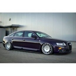 Maxton SIDE SKIRTS DIFFUSERS AUDI A6 C6 S-LINE (PREFACE/FACELIFT) Gloss Black, Nouveaux produits maxton-design