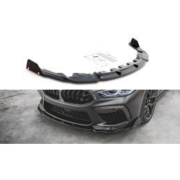 Maxton Front Splitter V.1 + Flaps BMW M8 Gran Coupe F93 Gloss Black, Nouveaux produits maxton-design