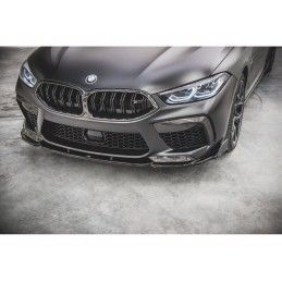 Maxton Front Splitter V.1 + Flaps BMW M8 Gran Coupe F93 Gloss Black, Nouveaux produits maxton-design