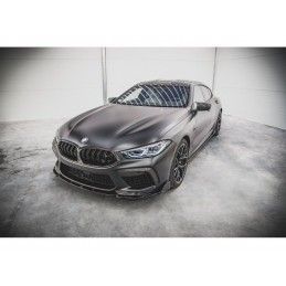 Maxton Front Splitter V.1 + Flaps BMW M8 Gran Coupe F93 Gloss Black, Nouveaux produits maxton-design