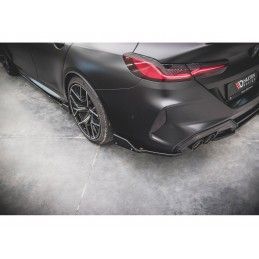 Maxton Rear Side Splitters V.1 + Flaps BMW M8 Gran Coupe F93 Gloss Black, Nouveaux produits maxton-design