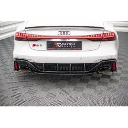 Maxton Street Pro Rear Diffuser Audi RS7 C8 / RS6 C8 Black-Red, Nouveaux produits maxton-design