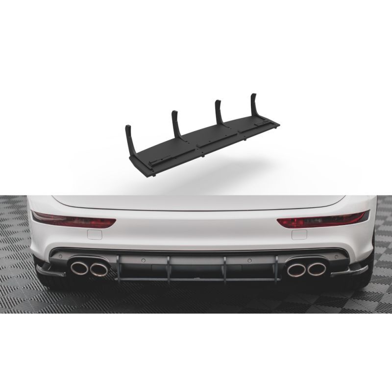 Maxton Street Pro Rear Diffuser Audi SQ5 Mk1 (8R) Black-Red, Nouveaux produits maxton-design