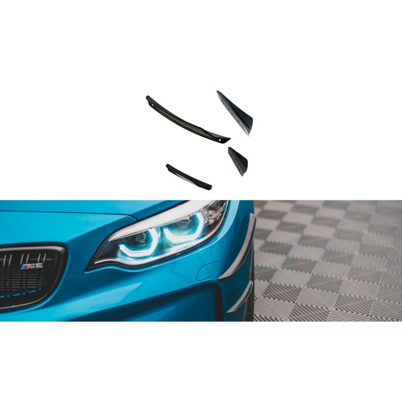 Maxton Front Bumper Wings (Canards) BMW M2 F87, Nouveaux produits maxton-design